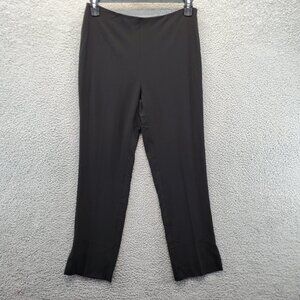 Halogen Women Dress Pants Straight Leg Side Zip Flat Front Stretch Size‎ 4